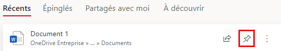 Récents
Épinglés
Document 1
Partagés avec moi
A découvrir
OneDrive Entreprise »
. Documents