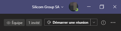 É - e 1invité “
Silicorn Group SA
