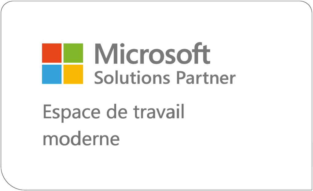 Microsoft Solutions Partner Espace de travail moderne (Modern Work)